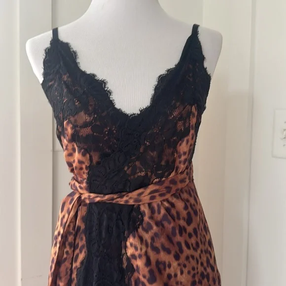 Free People HAH Dancing Queen Printed Slip Dress Size S - Picture 10 of 13